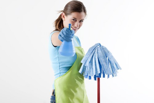 Professional upholstery cleaning in a Childs Hill living room