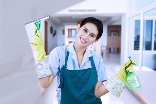 Local carpet cleaning experts treating a carpet with care and precision