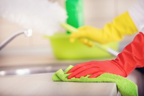 Maintenance cleaning of office carpet flooring in Childs Hill